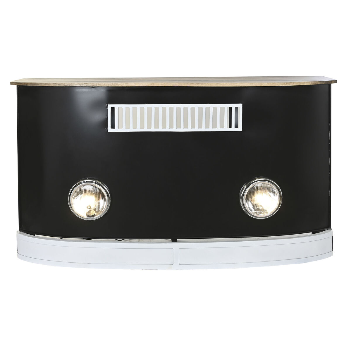 Mueble bar DKD Home Decor Blanco Marrón Negro 157 x 52 x 90 cm BAR