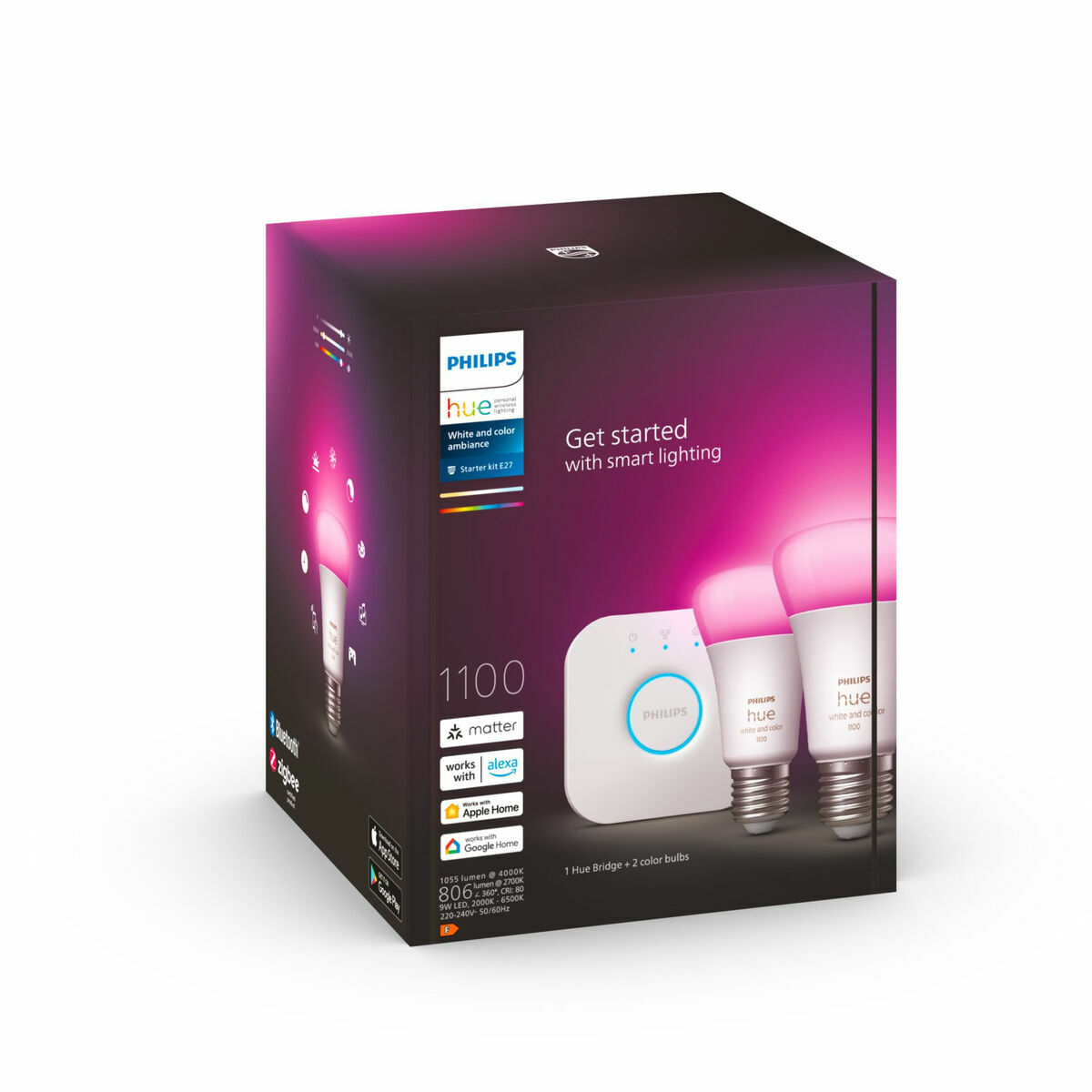 Bombilla Inteligente Philips Kit de inicio E27 9 W E27 LED 6500 K 806 lm