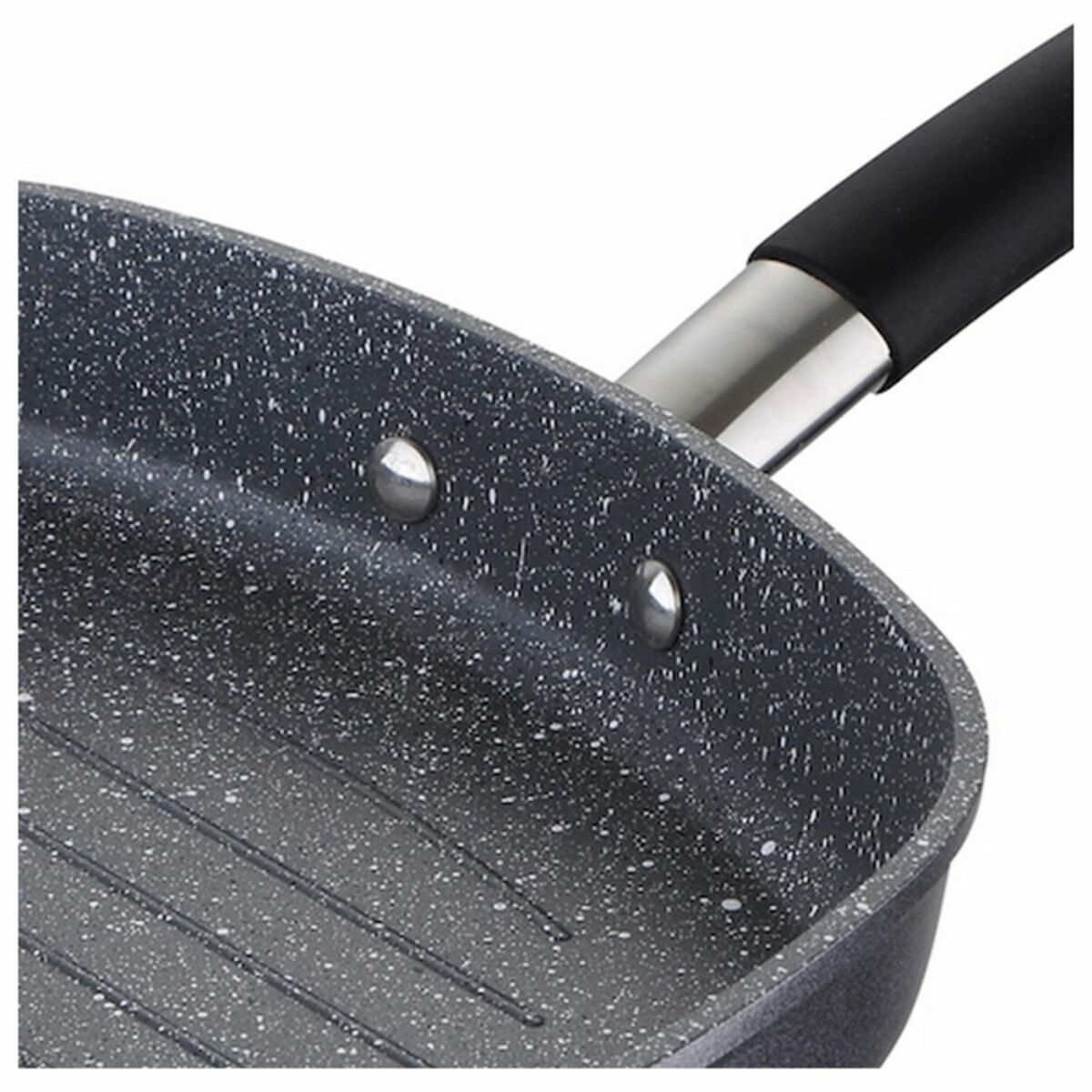 Asadora Masterpro BGMP-3287-BK Aluminio Aluminio Forjado Ø 28 cm 28 x 28 x 4,5 cm (4 Piezas)