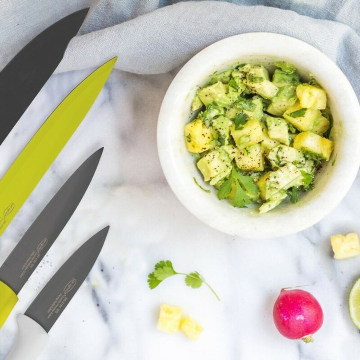 Set de Cuchillos San Ignacio green sg4165 Acero Inoxidable Gris