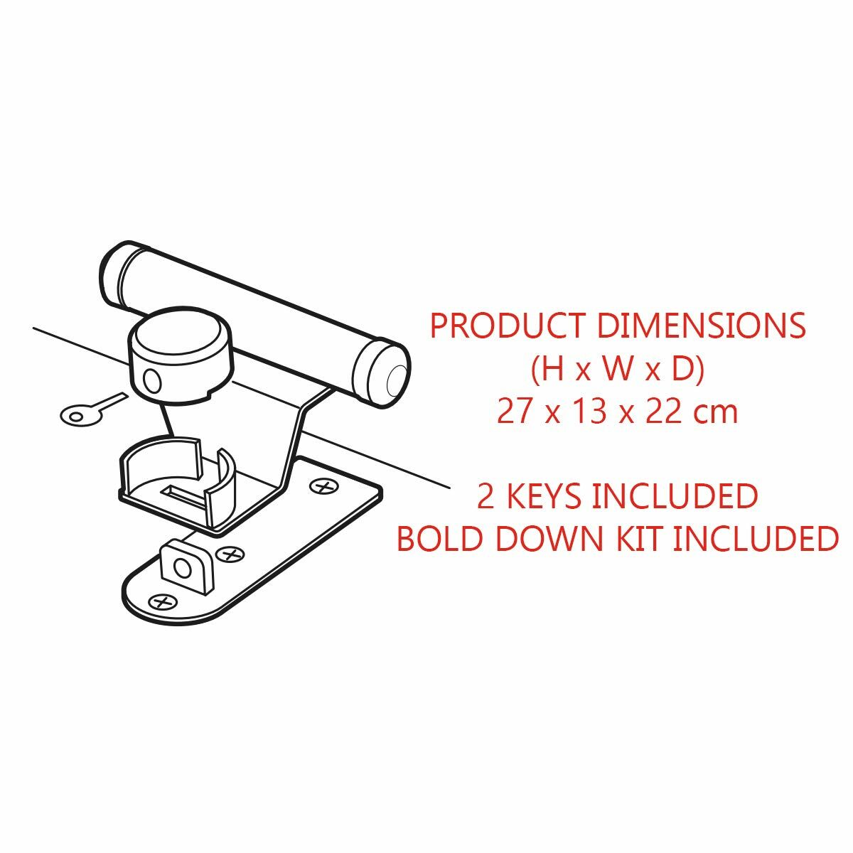 Candado de llave Master Lock 1488EURDAT Acero Redondo