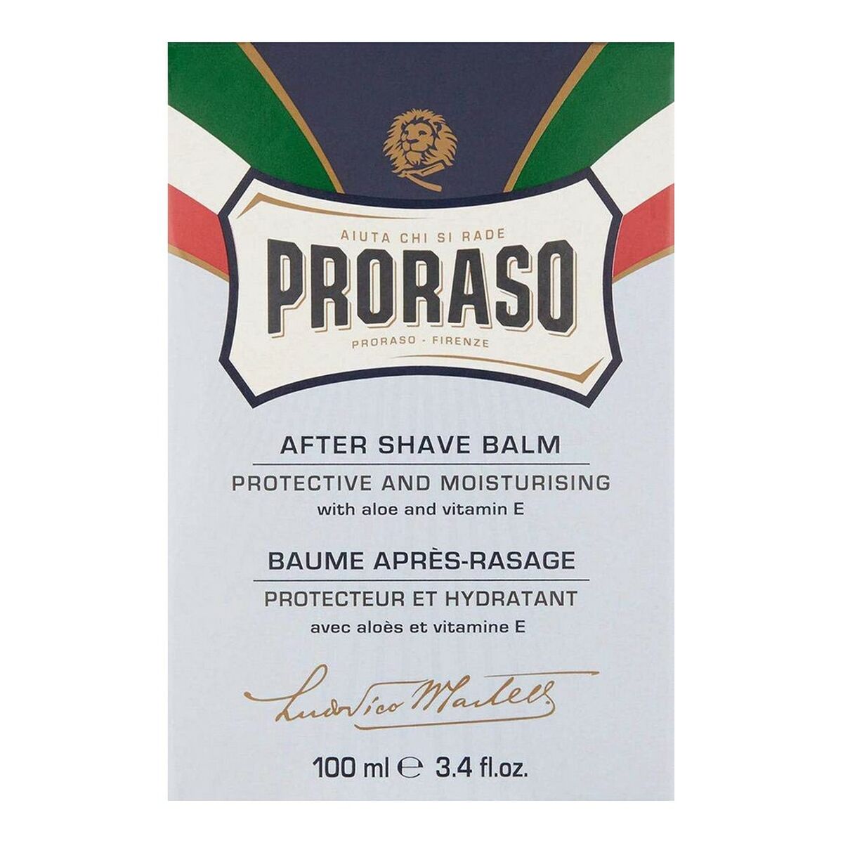 Bálsamo Aftershave Proraso Blue E 100 ml