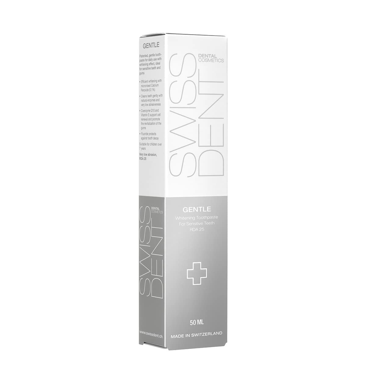 Pasta de Dientes Blanqueadora Swissdent Gentle 50 ml