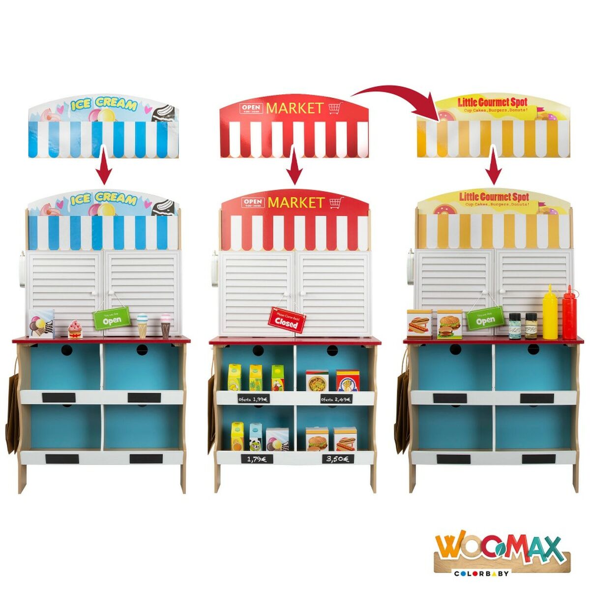 Cocina de Juguete Play & Learn 60 x 109 x 40 cm