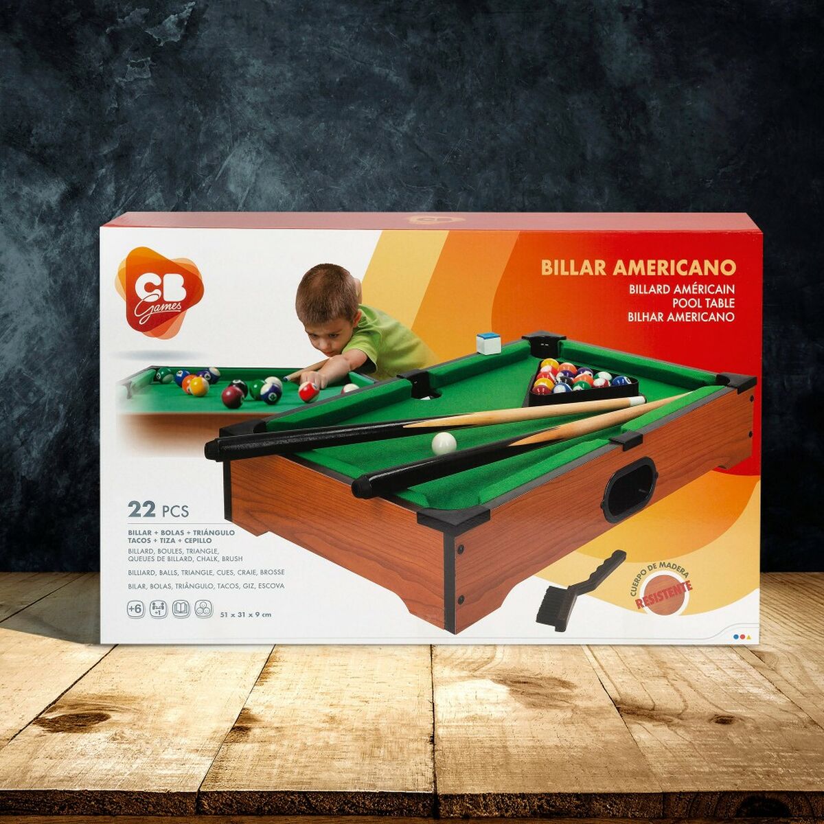 Billar de Sobremesa CB Games 51 x 9 x 31 cm (2 Unidades)