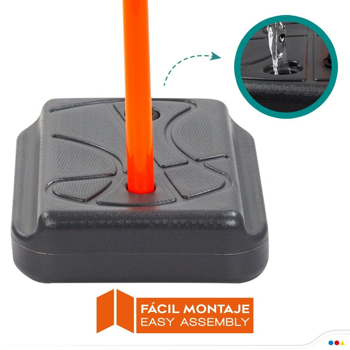 Canasta de Baloncesto Colorbaby 33 x 106 x 29 cm (4 Unidades)