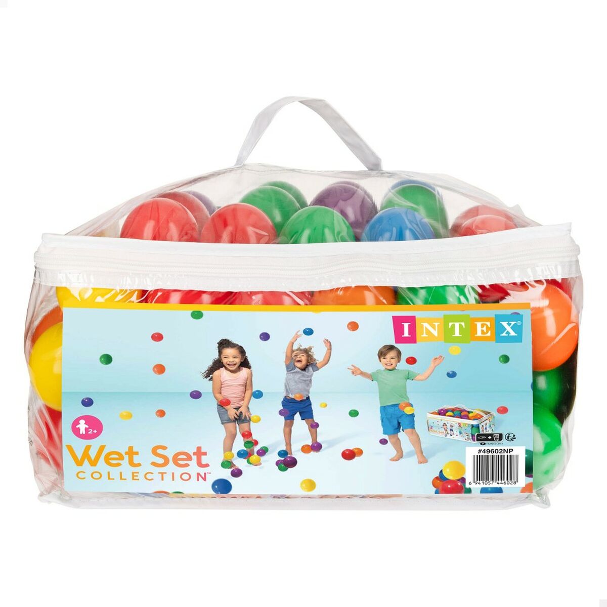 Bolas Intex FUN BALLZ 100 Piezas 6,5 x 6,5 x 6,5 cm (6 Unidades)