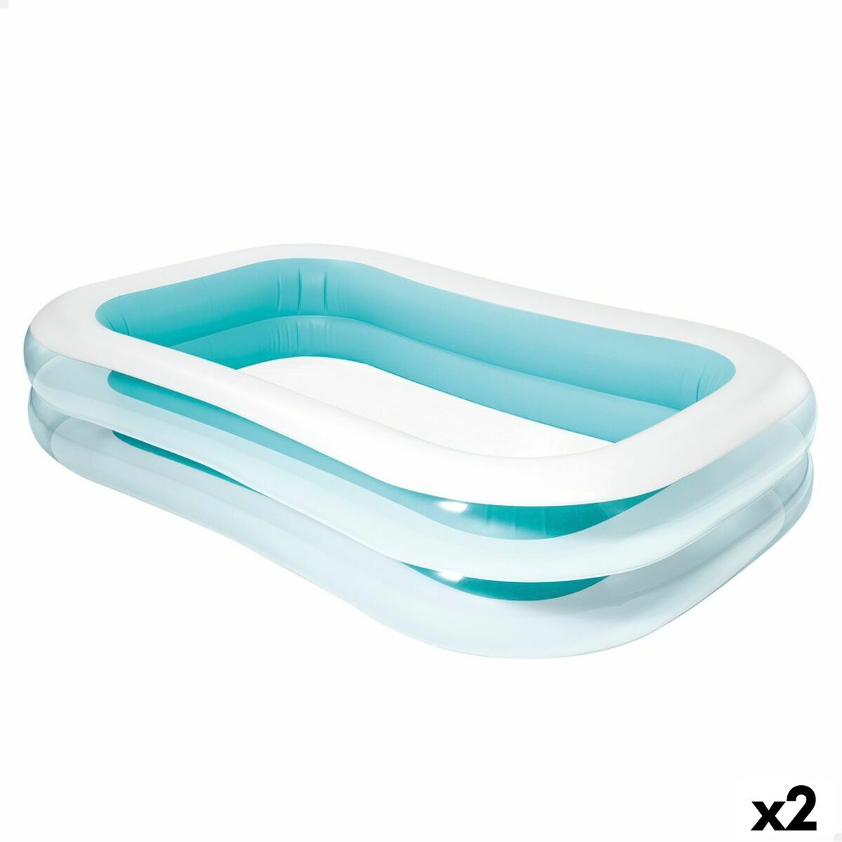 Piscina Hinchable Intex Blanco/Verde 770 L 262 x 56 x 175 cm (2 Unidades)