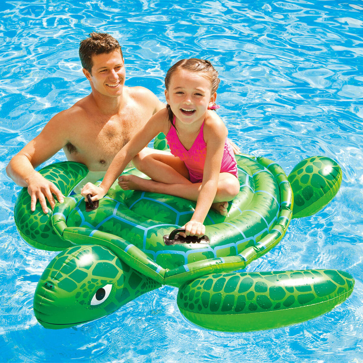 Figura Hinchable para Piscina Intex Tortuga 150 x 30 x 127 cm (6 Unidades)