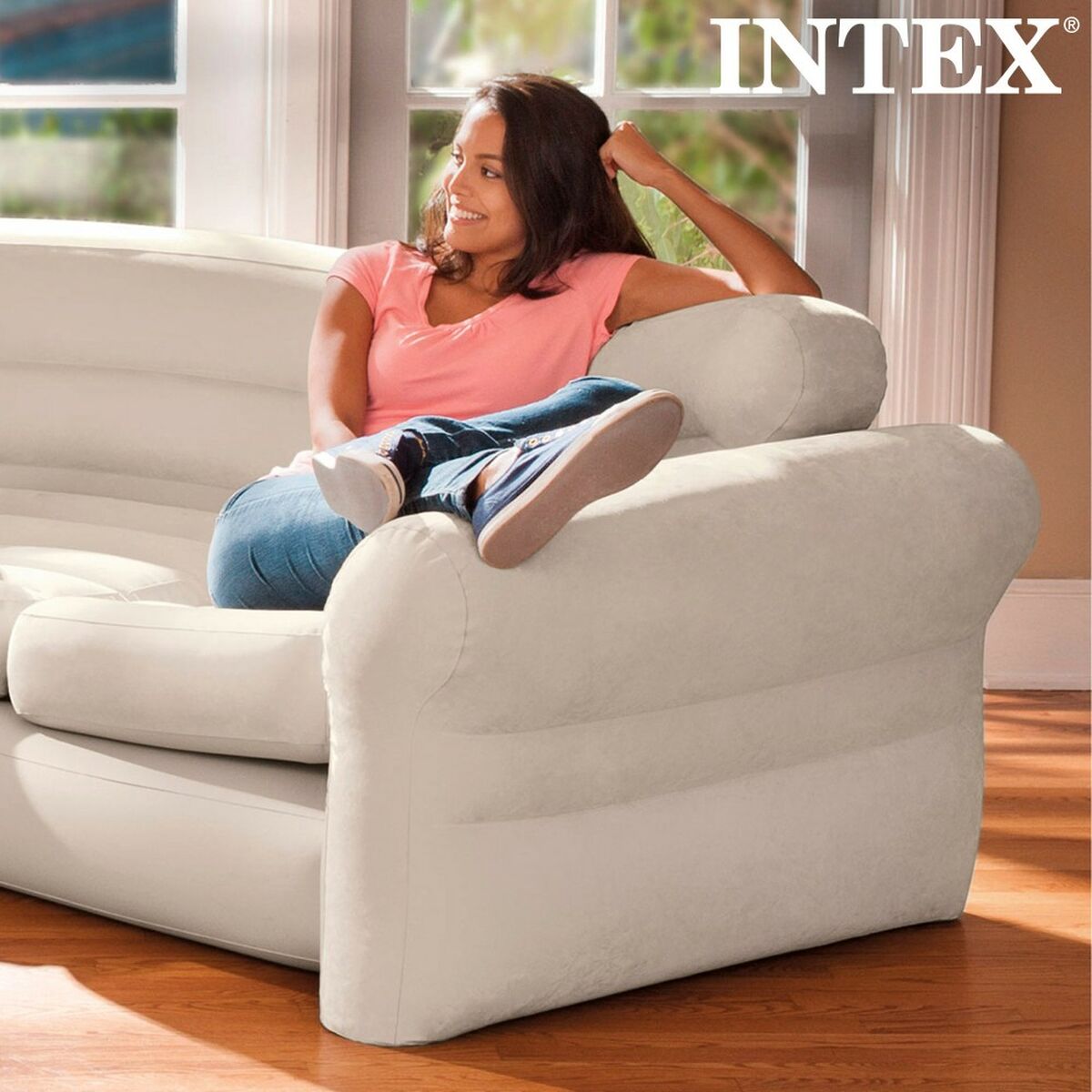 Sofá Hinchable Intex 257 x 76 x 203 cm Rinconera