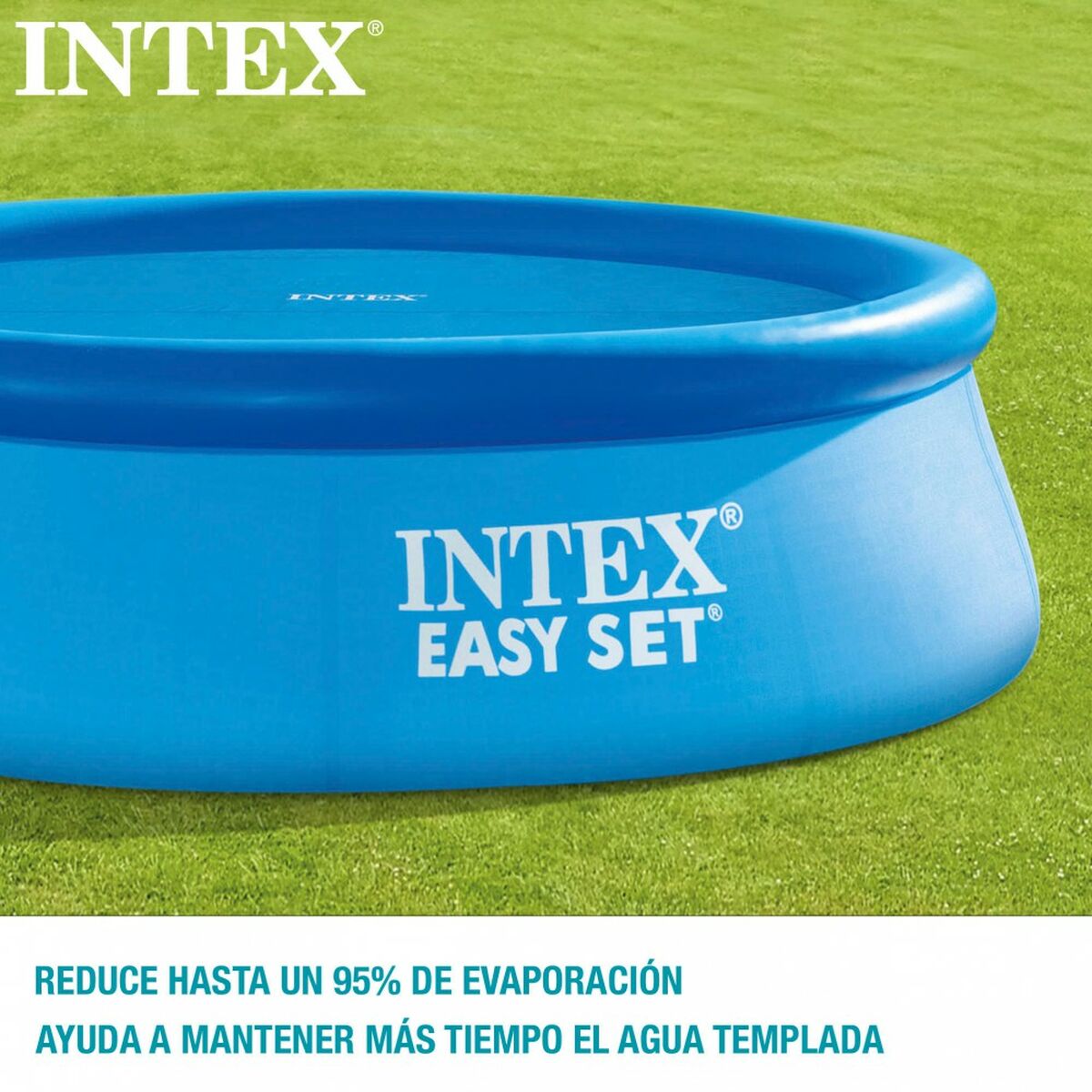 Cubrepiscinas Intex 29020 EASY SET Ø 244 cm 206 x 206 cm