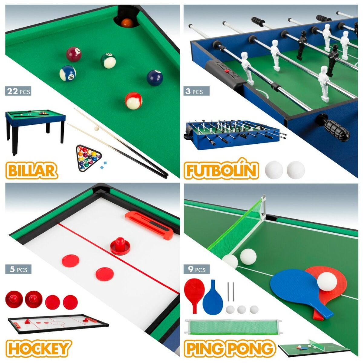Mesa Multijuegos CB Games 107 x 83,5 x 61 cm 12 en 1