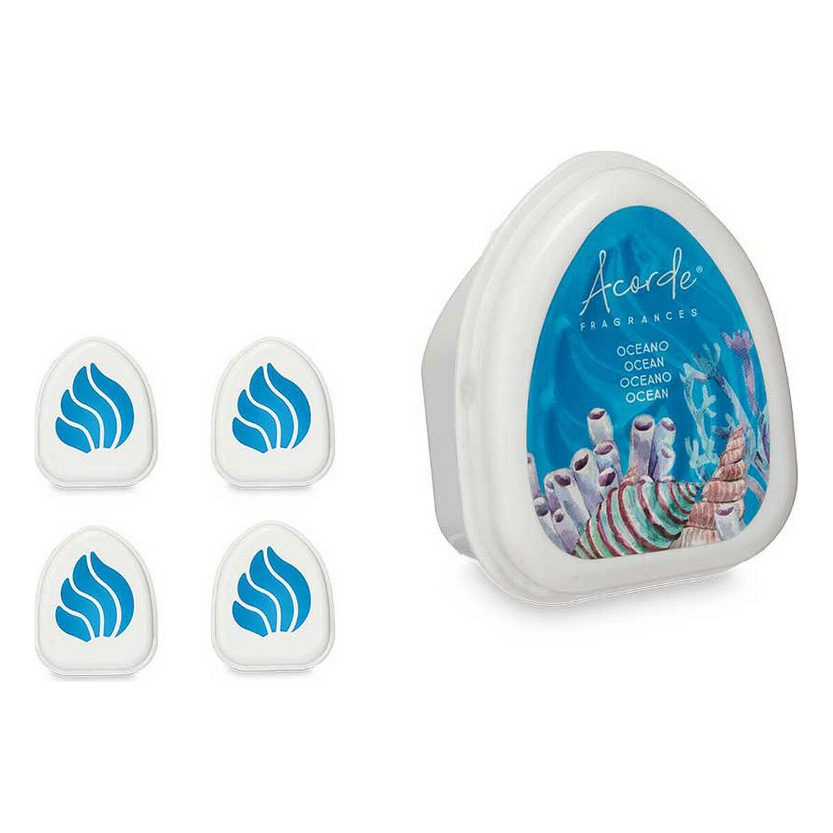 Set de Ambientadores Acorde Océano 50 g (12 Unidades)