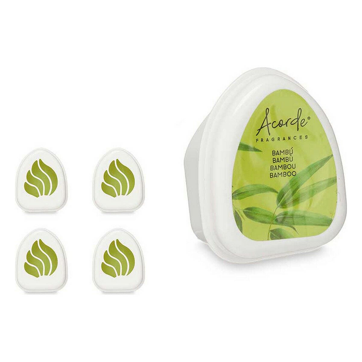 Set de Ambientadores Acorde Bambú 50 g (12 Unidades)