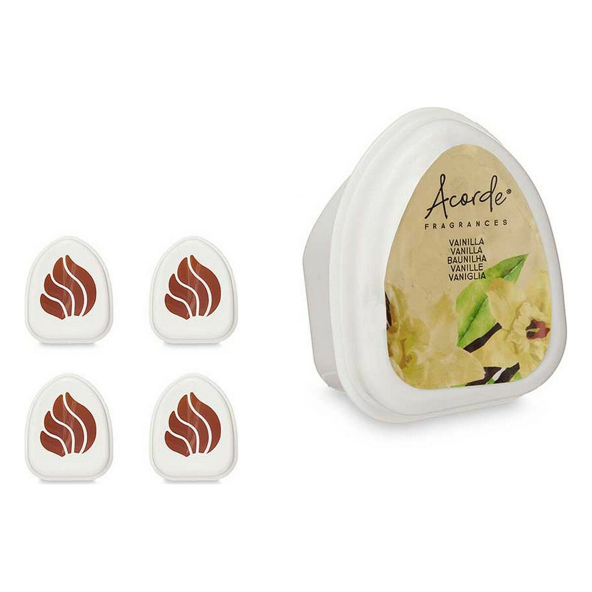 Set de Ambientadores Acorde Vainilla 50 g (12 Unidades)