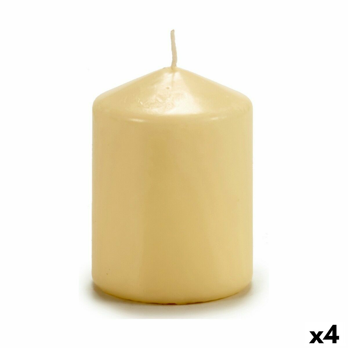 Vela Acorde Crema 7 x 10 x 7 cm (4 Unidades)