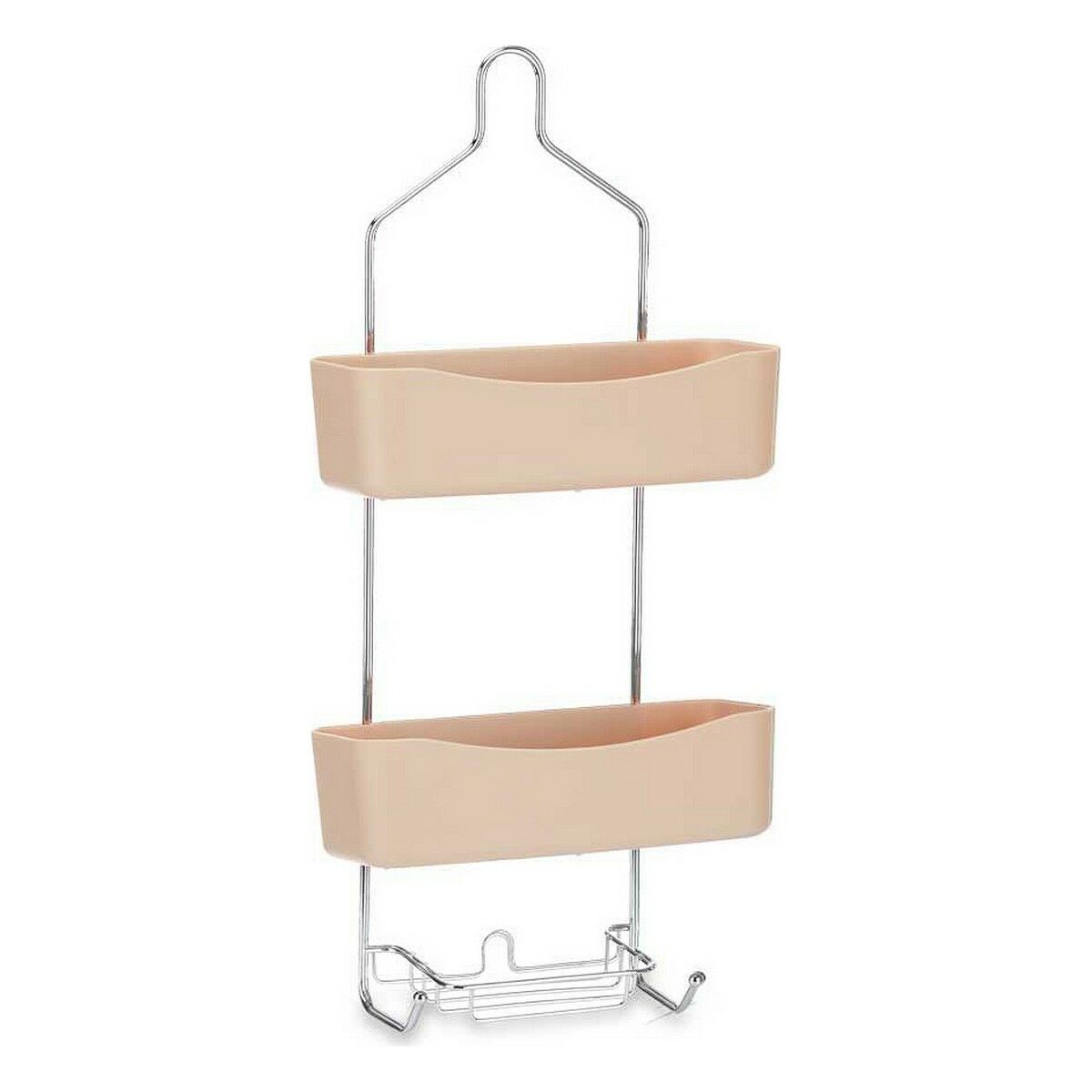 Estantería de Baño Berilo Beige Metal Plástico 28 x 60 x 14 cm (6 Unidades)