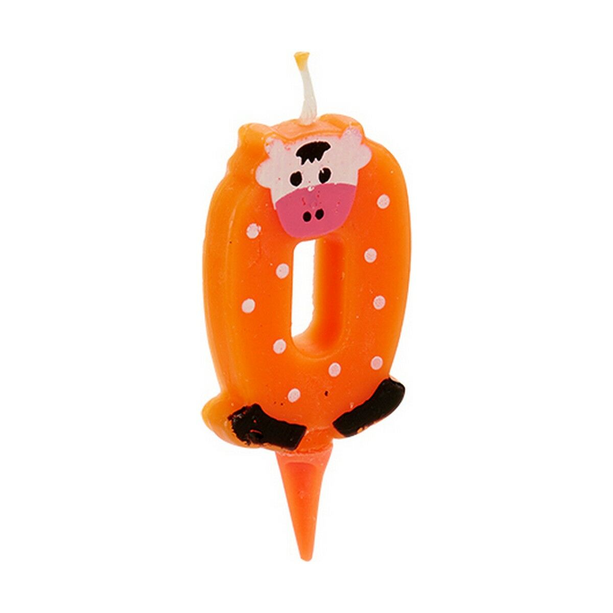 Vela Cumpleaños Animales Número 0 (12 Unidades)