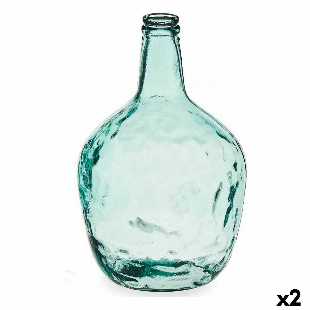 Botella decorativa Gift Decor Carafe Transparente 8 L 22 x 37,5 x 22 cm Decoración (2 Unidades)