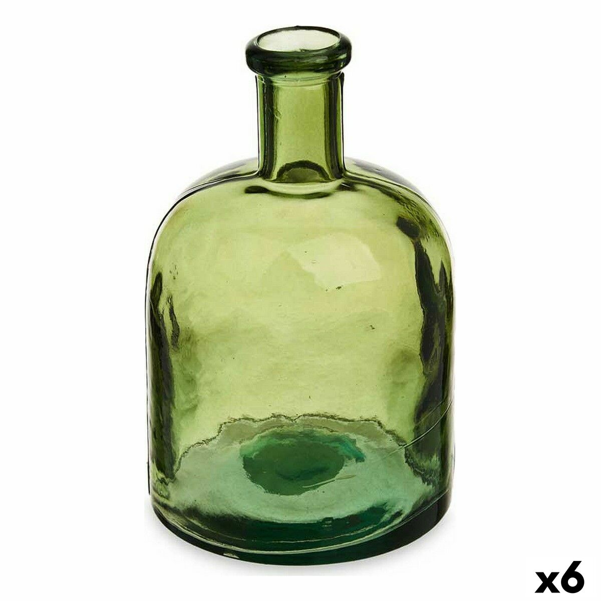 Botella decorativa Gift Decor Verde Ancho 2,25 L 15 x 23,5 x 15 cm Decoración (6 Unidades)
