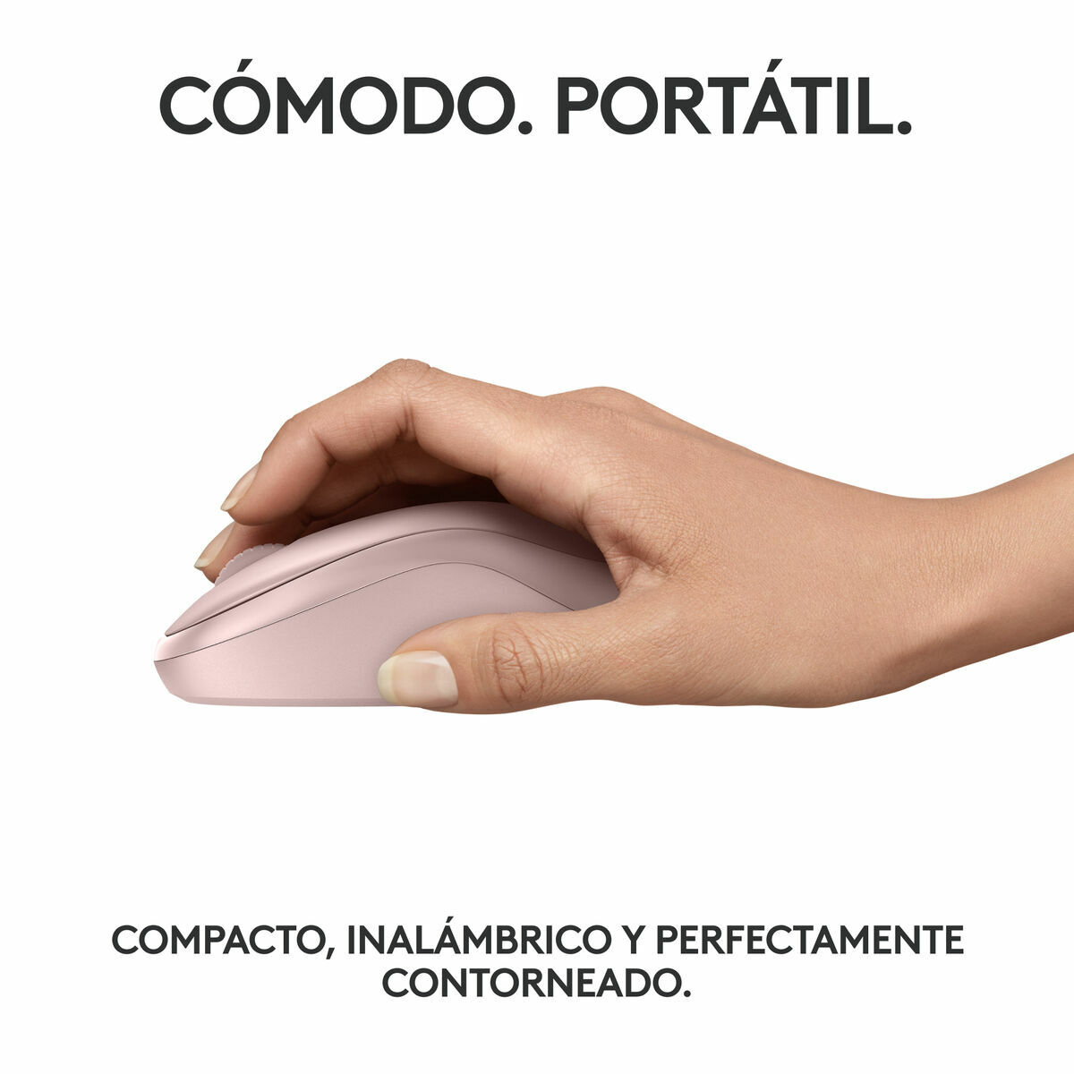 Ratón Logitech M240 Rosa