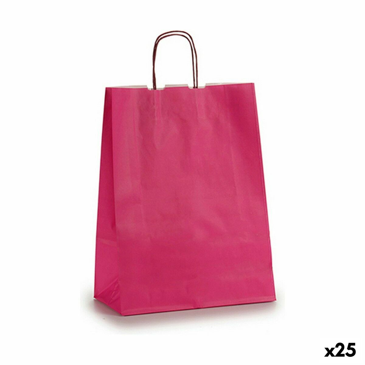 Bolsa de Papel Pincello Rosa 12 x 52 x 32 cm 32 x 0,5 x 12 cm (25 Unidades)
