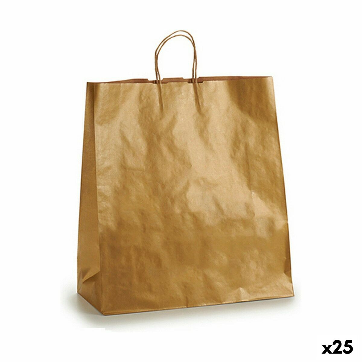 Bolsa de Papel Pincello Dorado 46 x 16 x 60 cm 46 x 60 x 0,3 cm (25 Unidades)