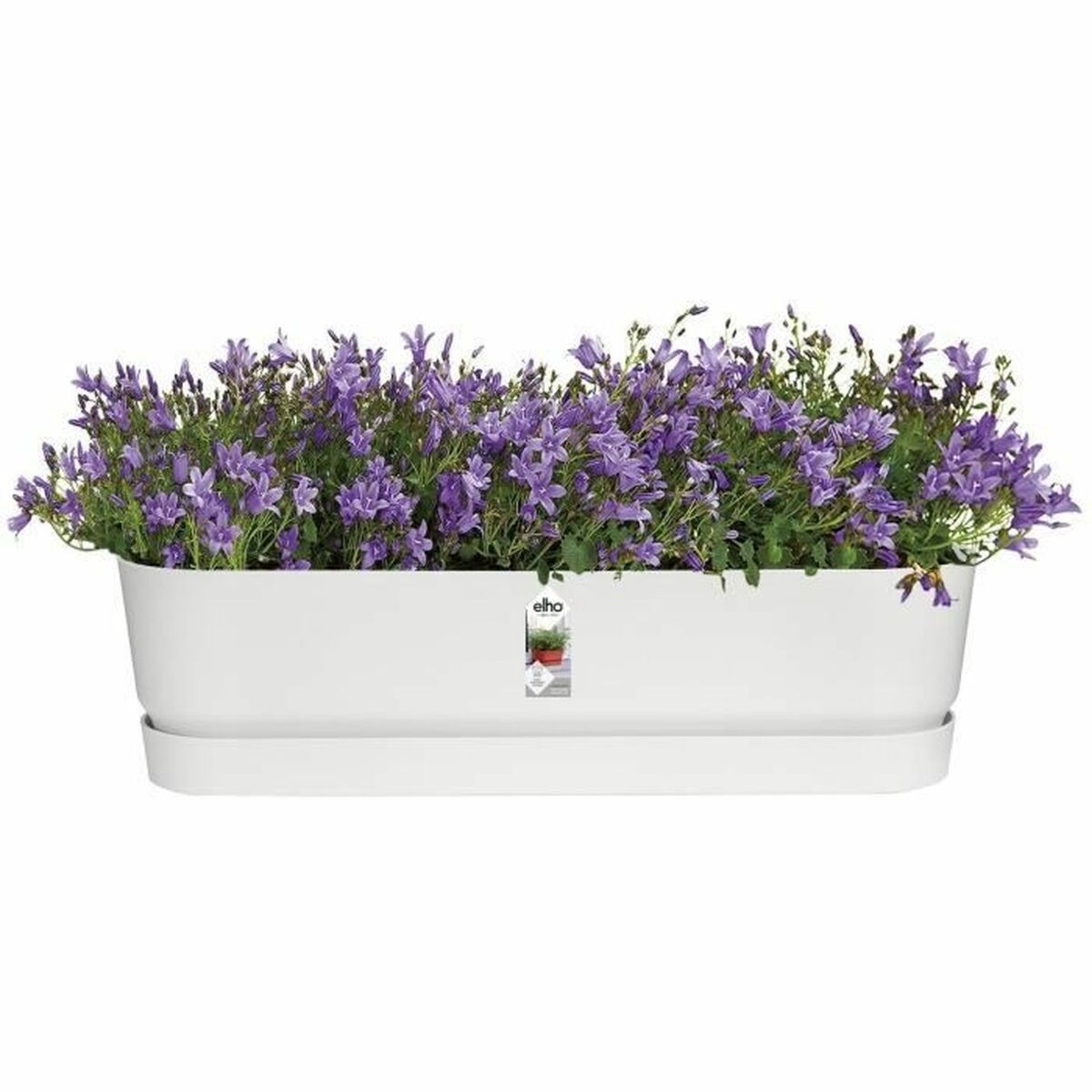Jardinera Elho   Blanco 70 cm Plástico