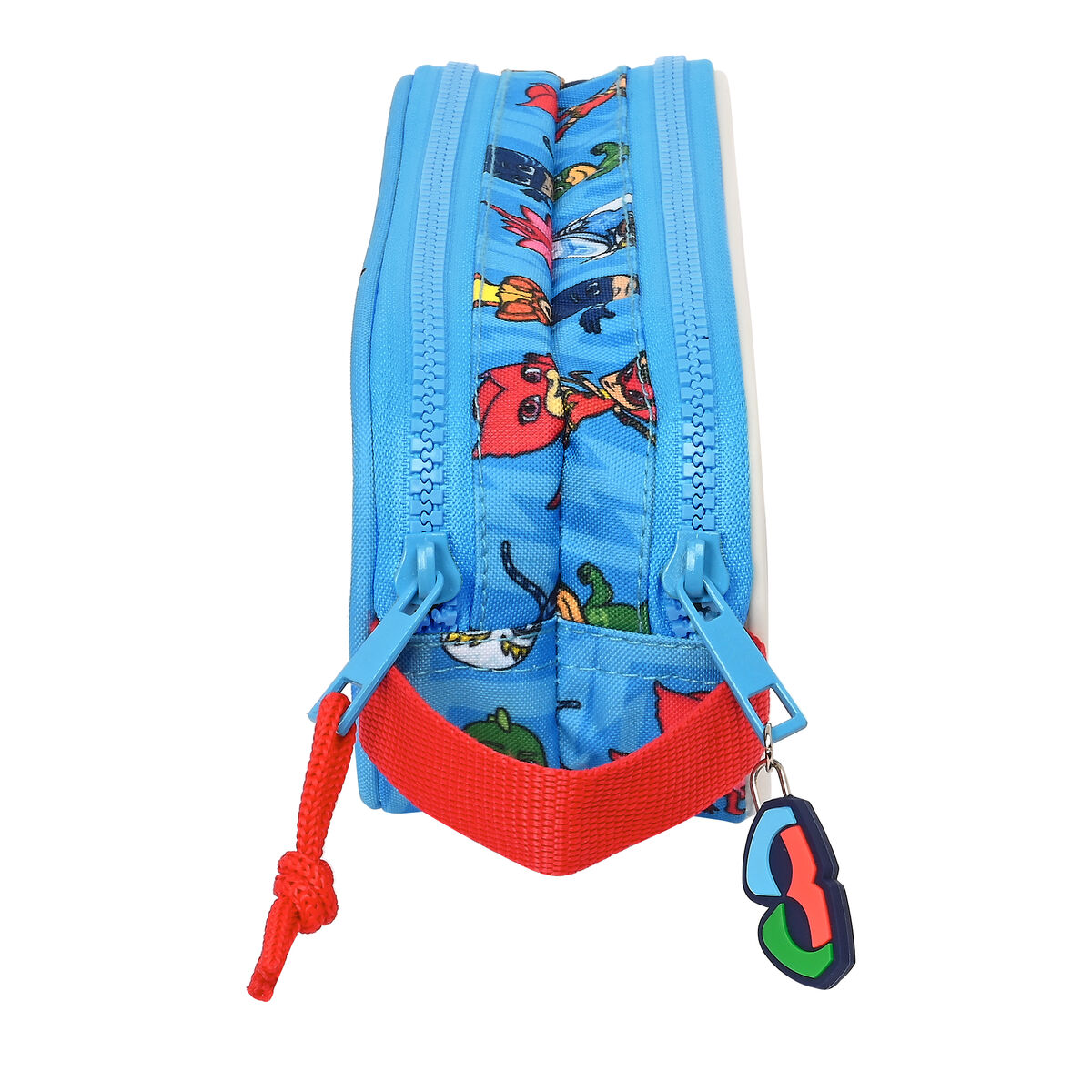 Portatodo Doble PJ Masks Azul 21 x 8 x 6 cm
