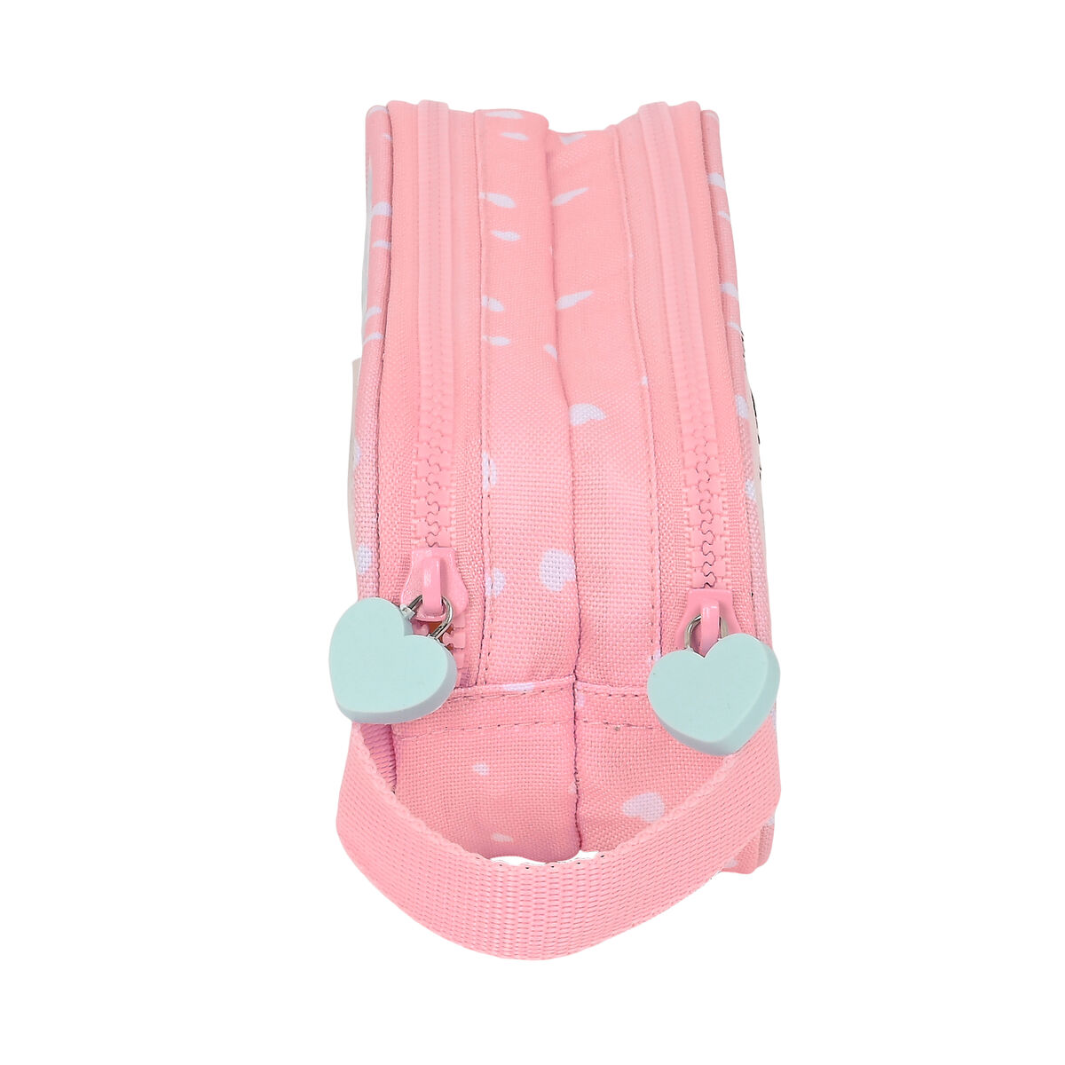 Portatodo Doble BlackFit8 Globitos Rosa 21 x 8 x 6 cm