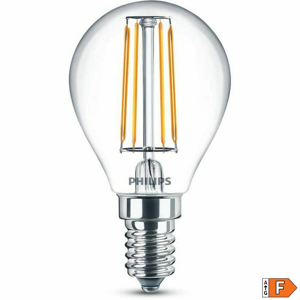 Bombilla LED Esférica Philips Classic 40 W E14 F 4,3 W (2700k)