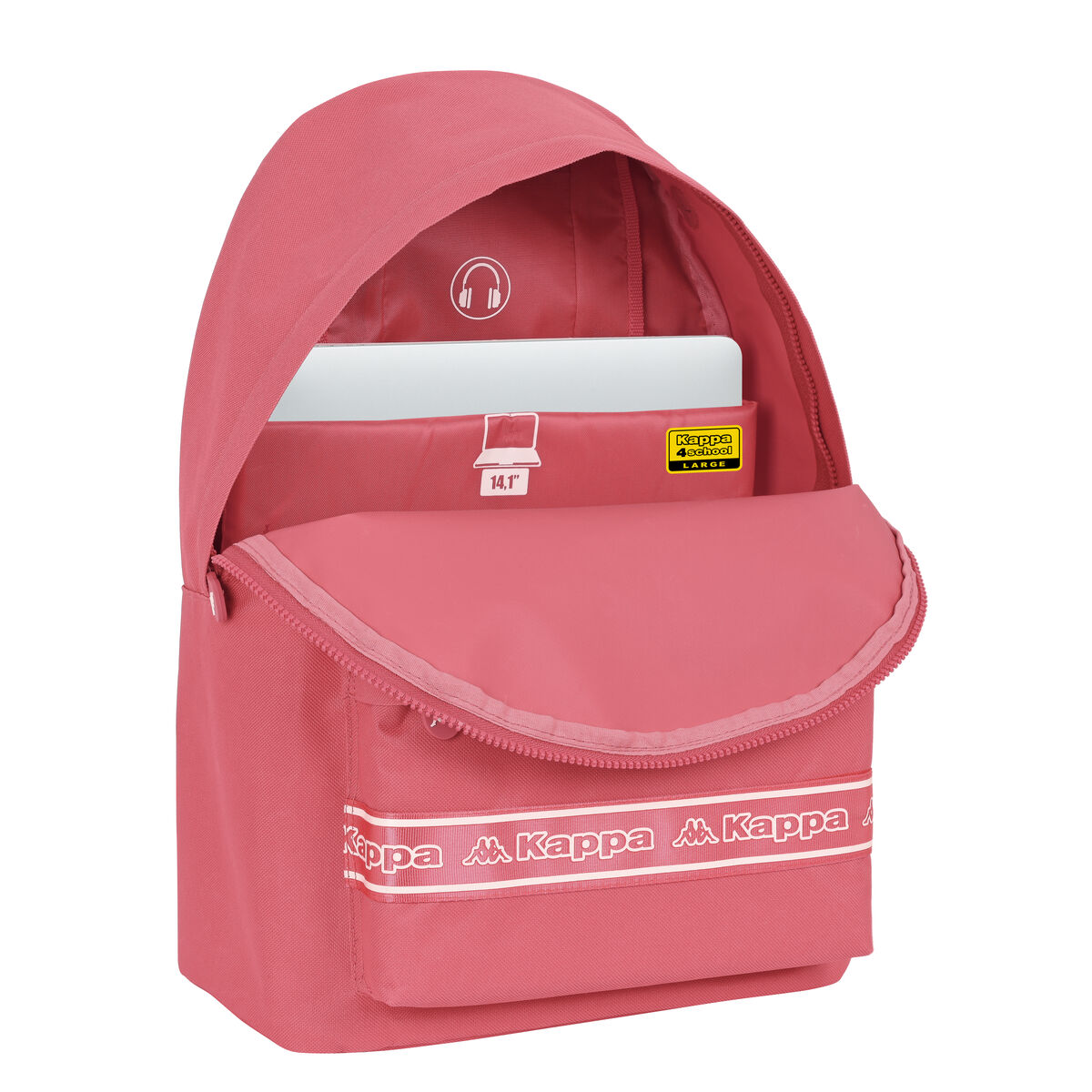 Mochila Escolar Kappa Marsala 31 x 41 x 16 cm Marsala