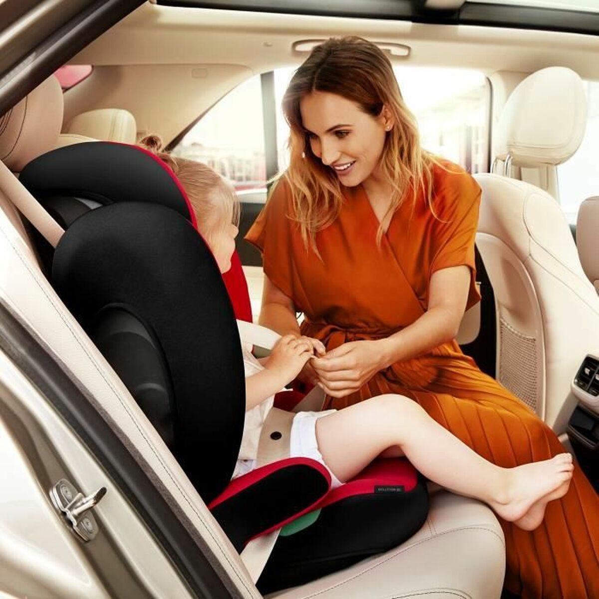 Silla para el Coche Cybex SOLUTION B I-FIX Negro II (15-25 kg) III (22 - 36 kg) ECE R129/04