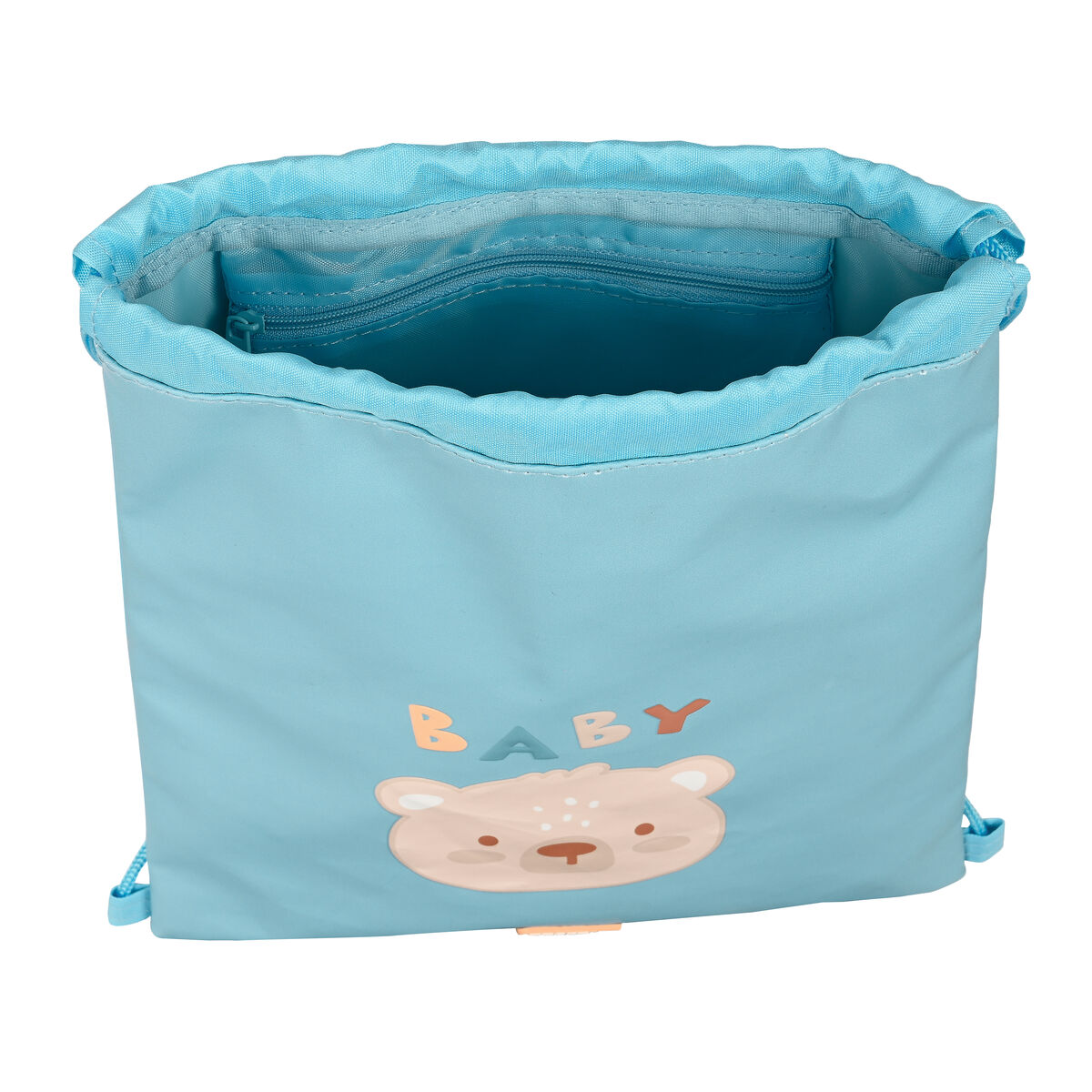 Bolsa Mochila con Cuerdas Safta Baby bear Azul