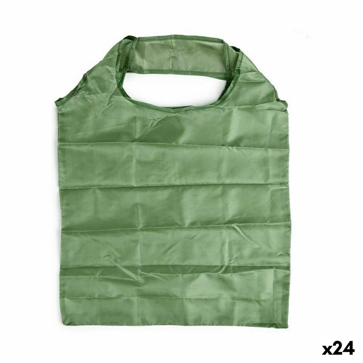 Bolsa Plegable Kinvara Blanco Marrón Verde Gris 42 x 40 cm 7 x 12,5 x 2 cm 7,5 x 16 x 2 cm (24 Unidades)