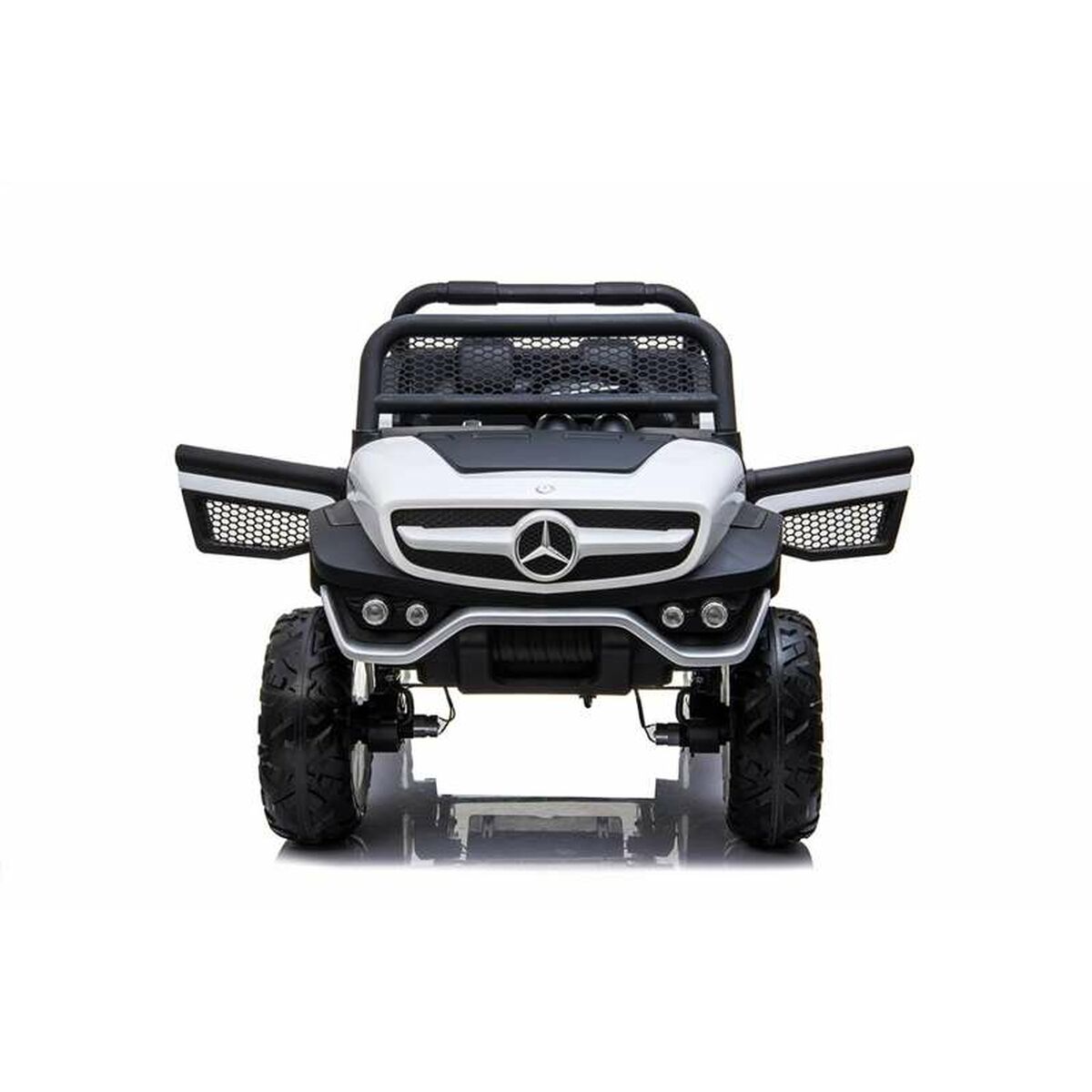 Coche Eléctrico para Niños Mercedes Benz Unimog Blanco 12 V