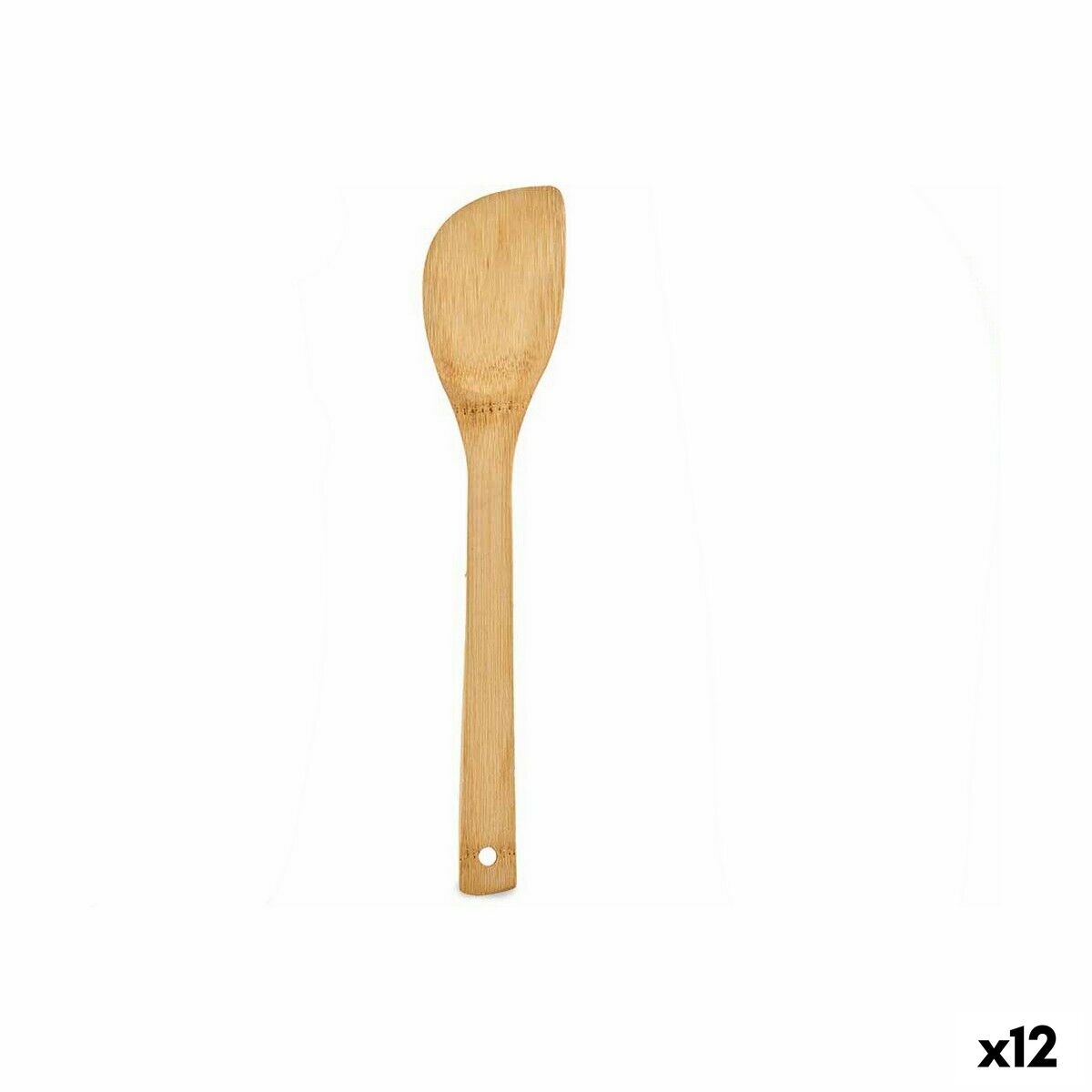 Paleta de Cocina Kinvara Bambú 0,8 x 30 x 6 cm (12 Unidades)