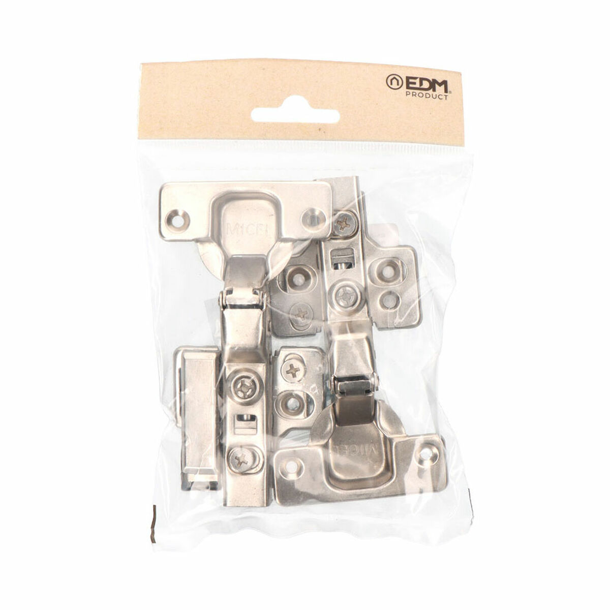 Bisagra EDM 85651 BC05 Acero 35 mm Pistón