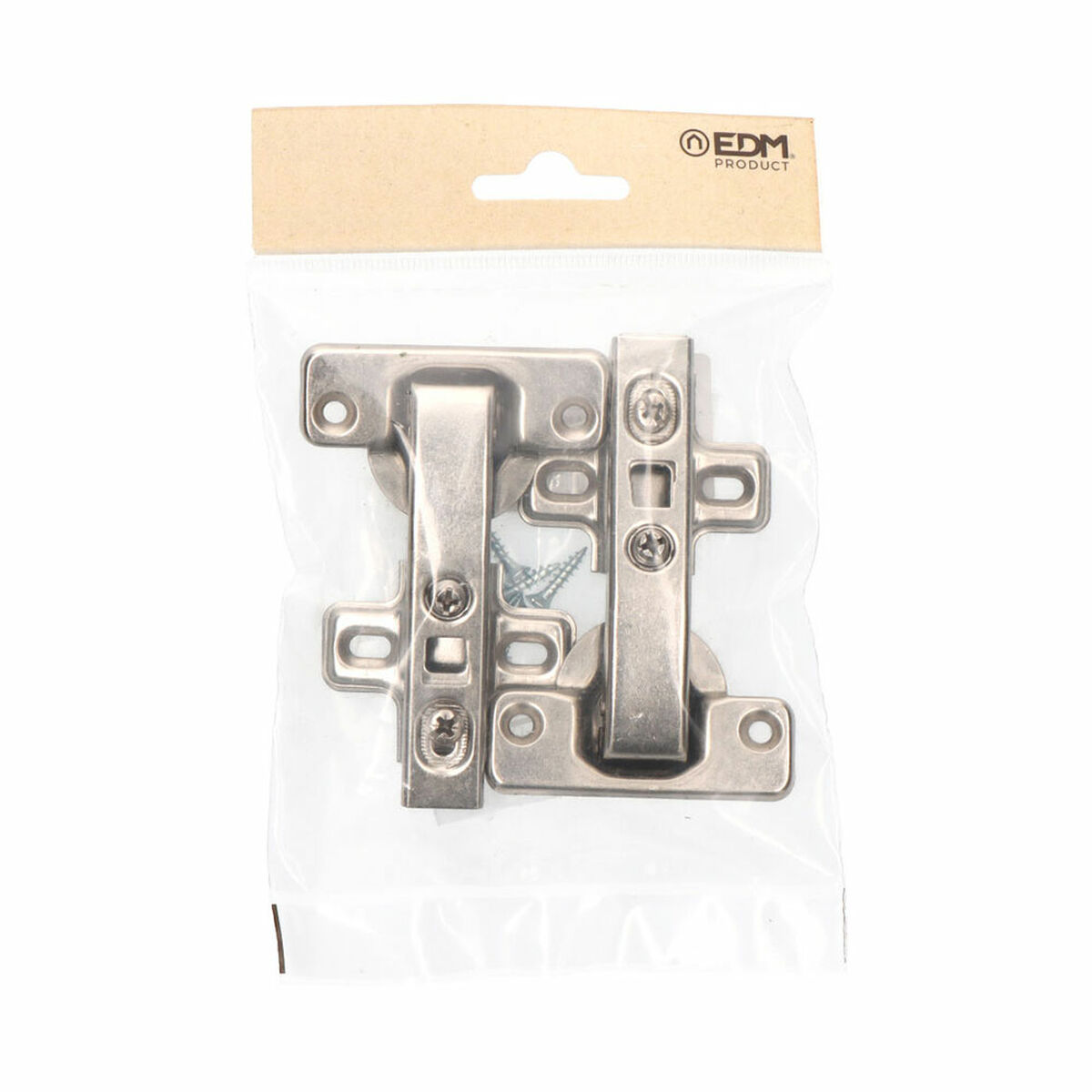 Bisagra EDM 85656 BC12 Metal Acero Rinconera 90º