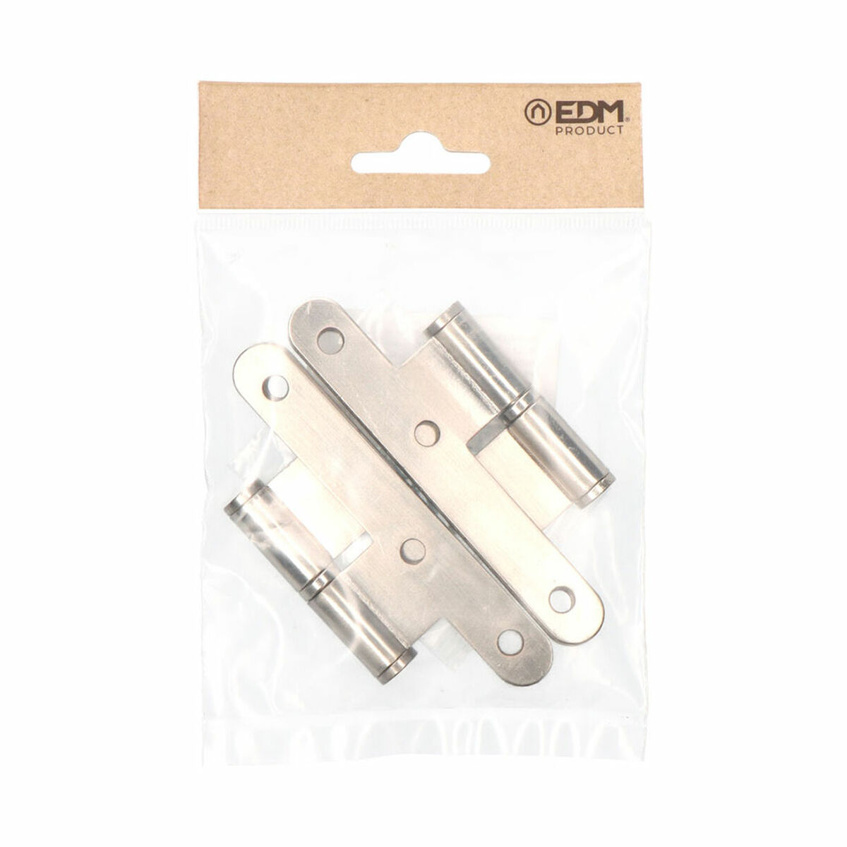 Bisagra EDM 85483 PN07 Acero Inoxidable 100 x 58 mm Izquierda