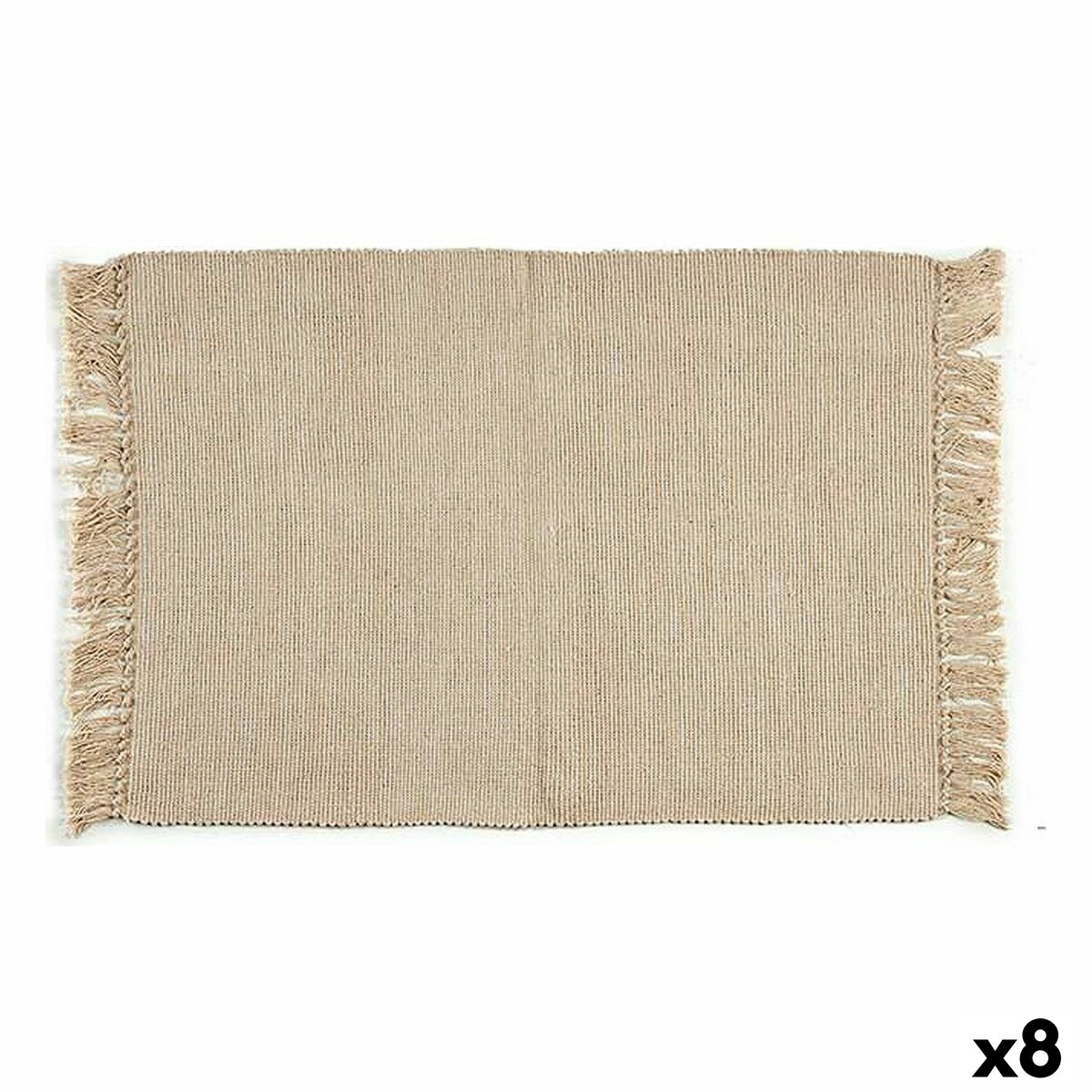 Alfombra Gift Decor Beige 50 x 80 cm 7 x 51 x 7 cm (8 Unidades)