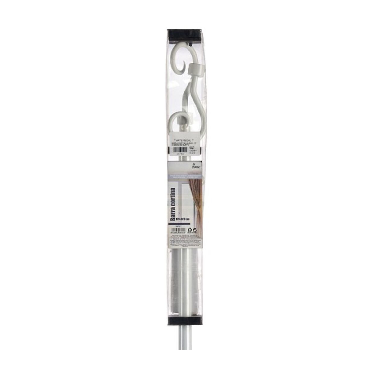 Barra para Cortinas Gift Decor Extensible 170 - 320 cm (8 Unidades)