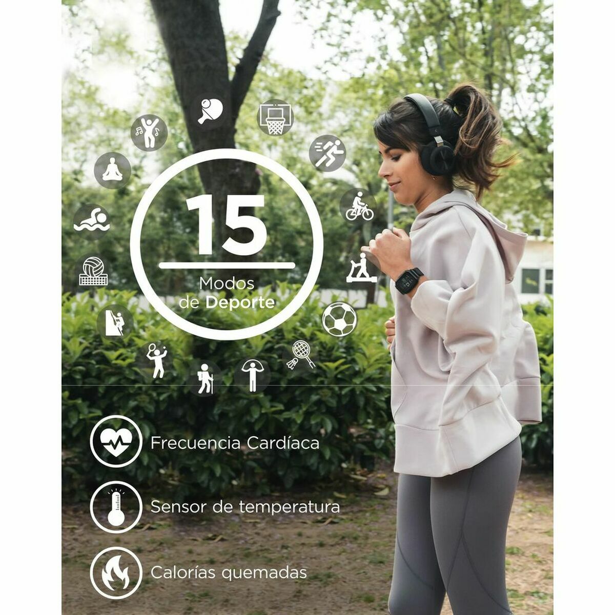 Smartwatch KSIX BXSW11N 1,7" 180 mAh Negro (Reacondicionado A)