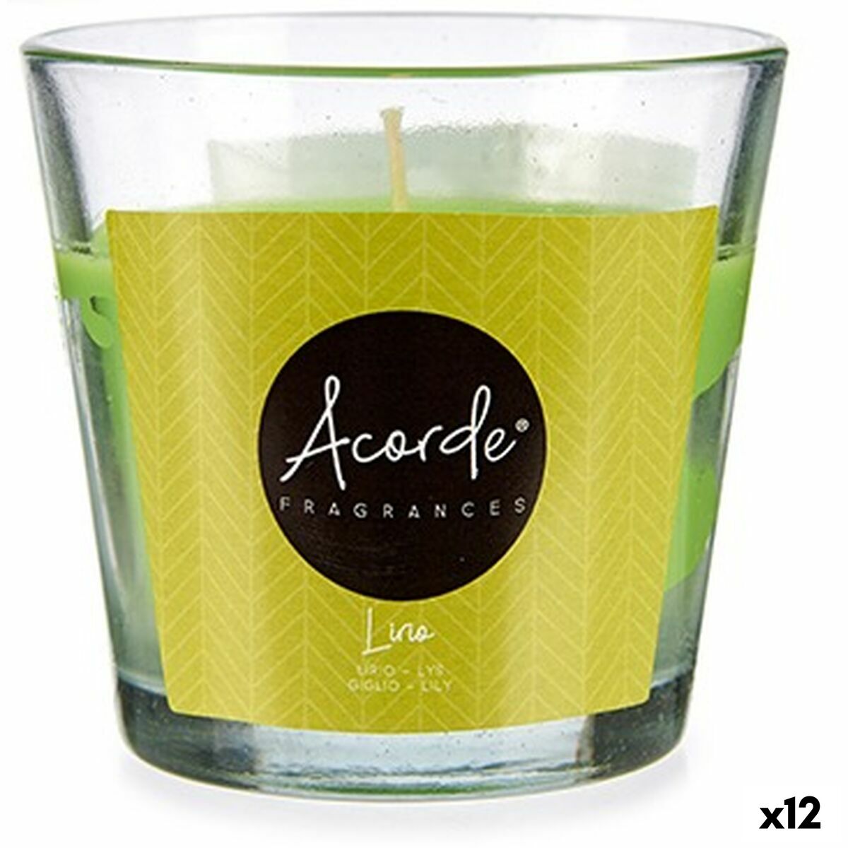 Vela Perfumada Acorde Lirio 120 g (12 Unidades)
