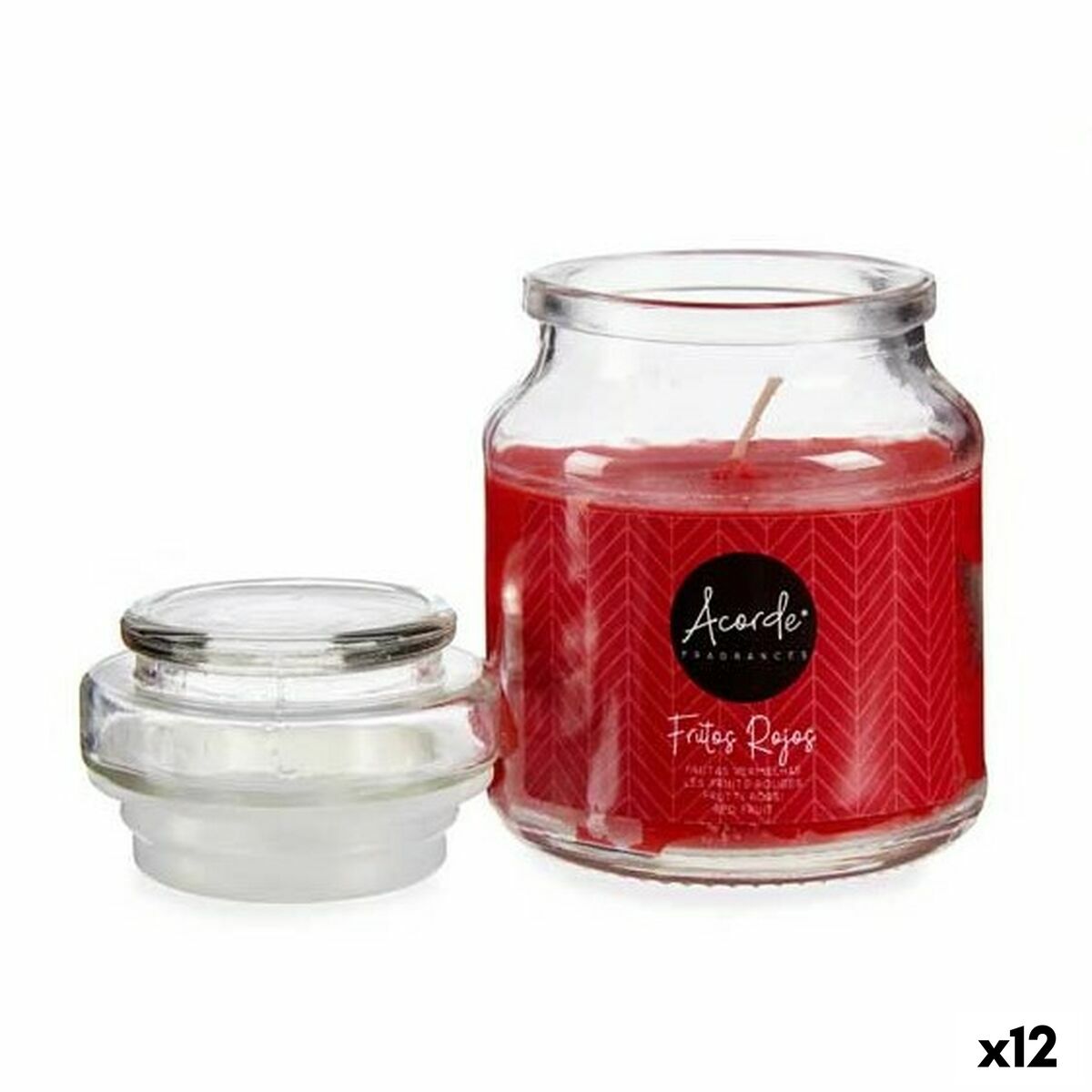 Vela Perfumada Acorde Frutos rojos (12 Unidades)