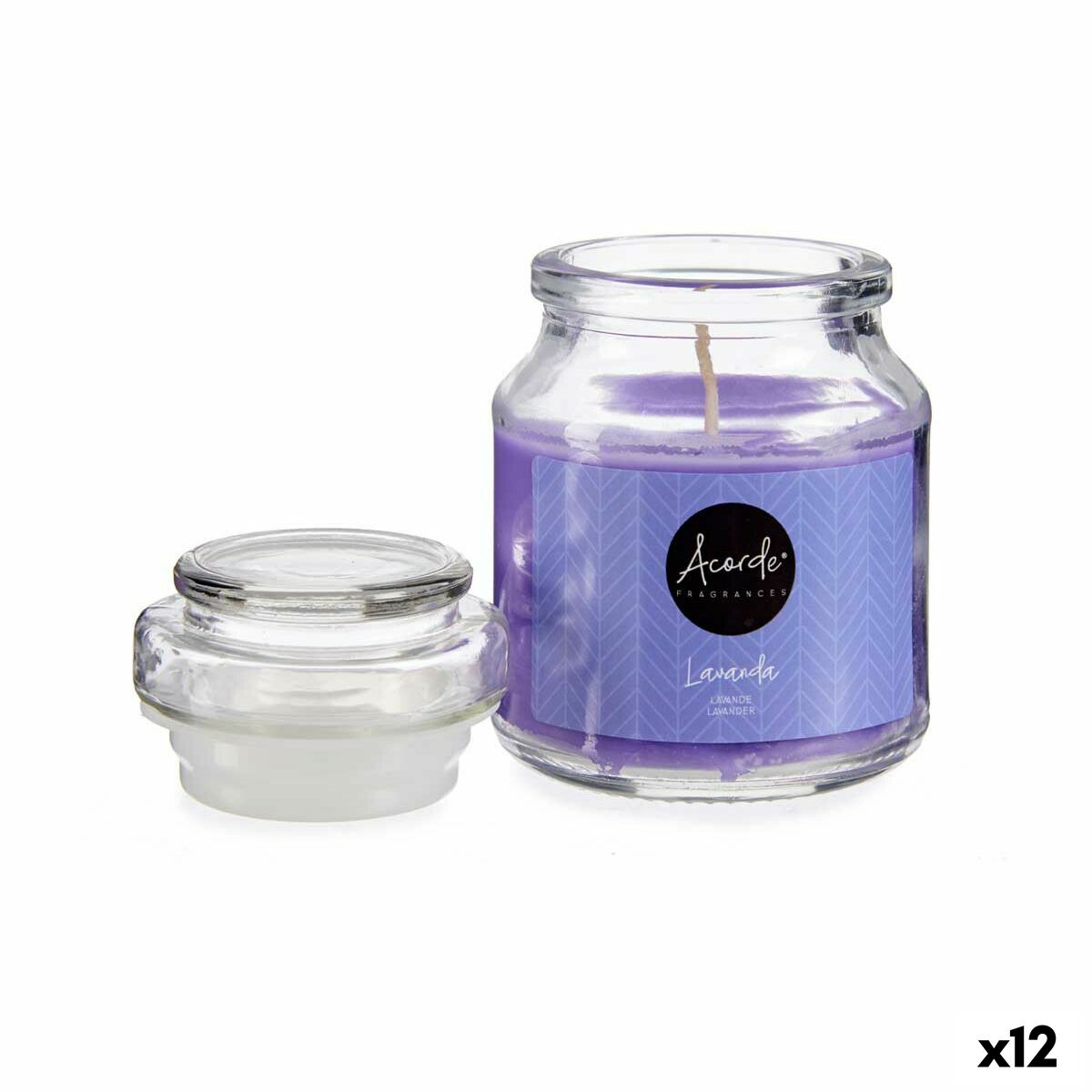 Vela Perfumada Acorde Lavanda (12 Unidades)