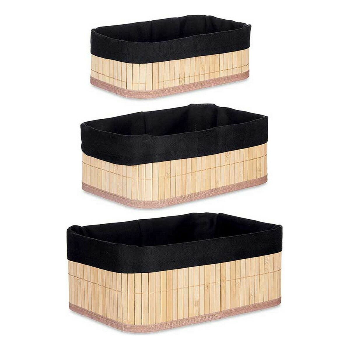 Organizadores Berilo Poliéster Algodón Bambú Viscosa 31 x 12 x 21 cm Set