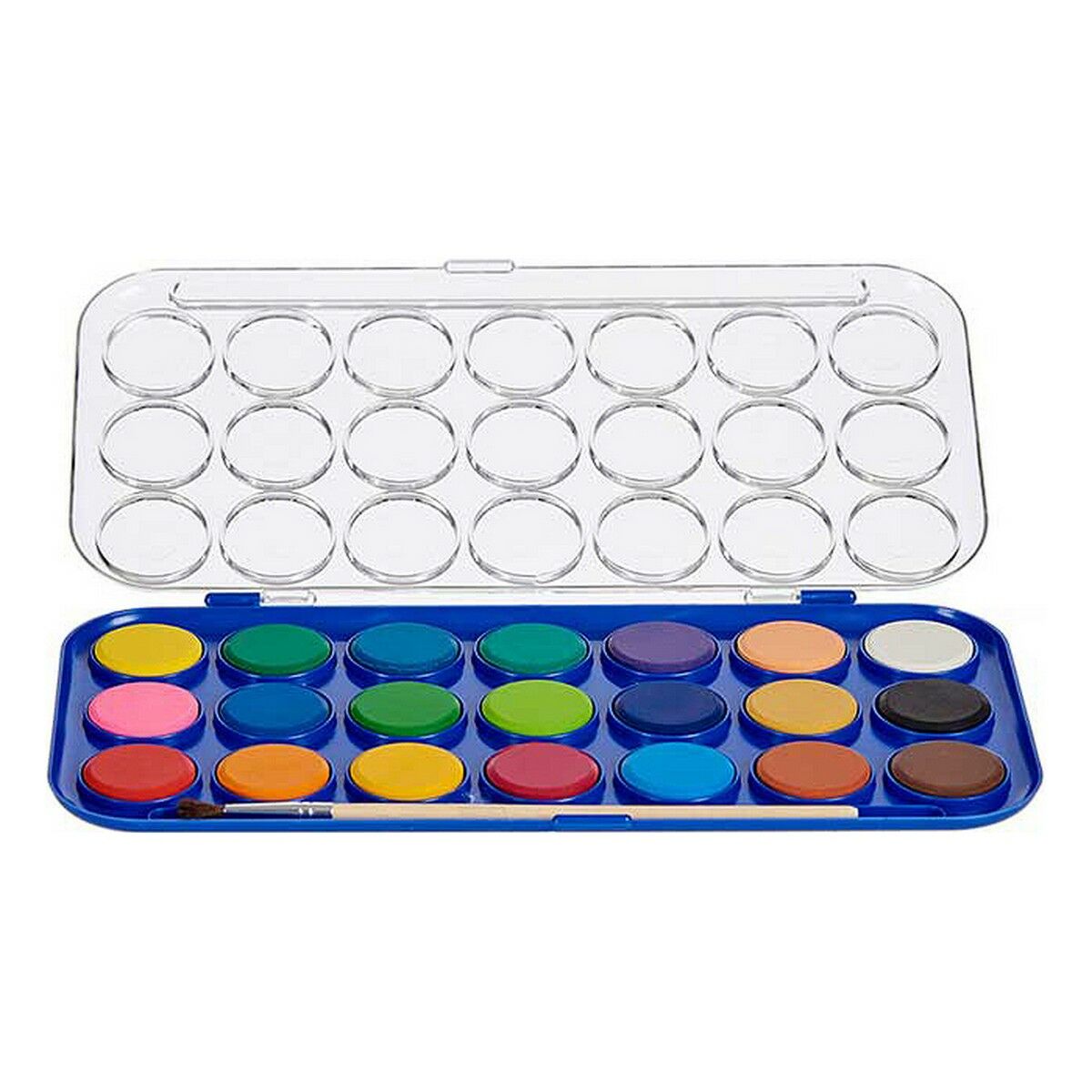 Acuarelas Pincello 21 colores (12 Unidades)