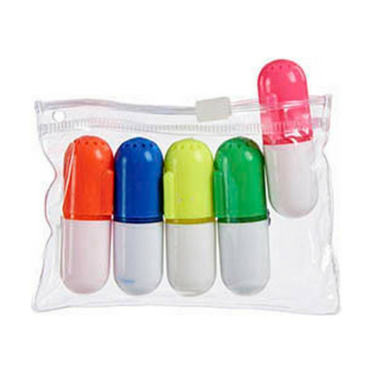Set de Marcadores Fluorescentes Pincello Estuche (12 Unidades)