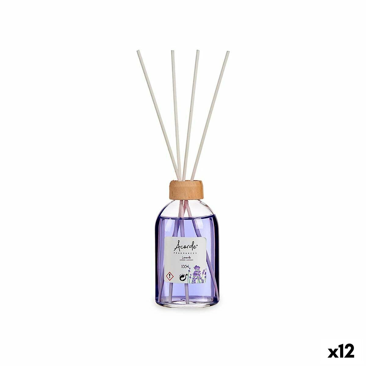 Varitas Perfumadas Acorde Lavanda 100 ml (12 Unidades)